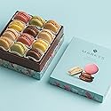 MARKY’S French Almond Macarons Gift Box - 12 Assorted Gourmet Macarons - Variety of Imported Flavors - Authentic French Cookies - Gift Basket