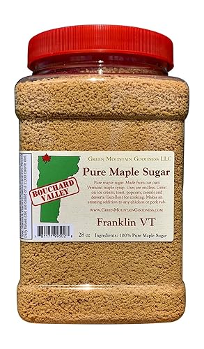 Green Mountain Goodness, Pure Vermont Maple Sugar- Vermont Grade A (All Natural Sweetener)