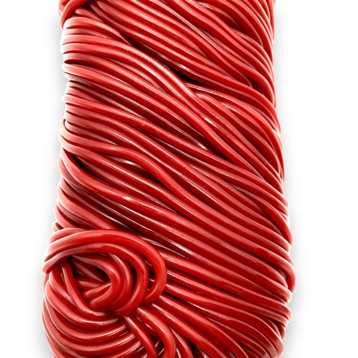 Premium Strawberry Licorice Laces Candy-2 lbs Delectable Red Licorice Candy Made with Natural Strawberry Flavor - Perfectly Sweet, Soft and Chewy Red