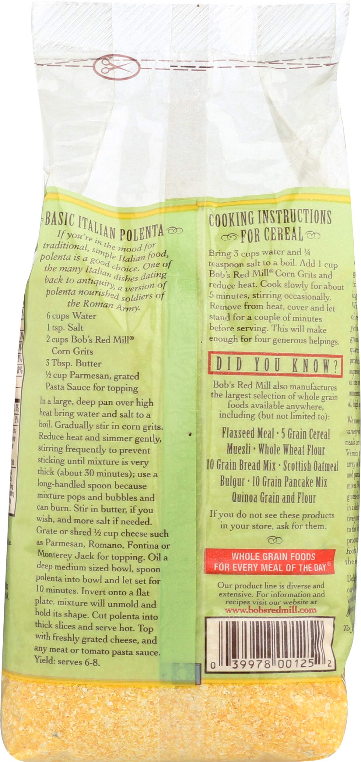 Bob's Red Mill, Cooking Grits, 24 oz
