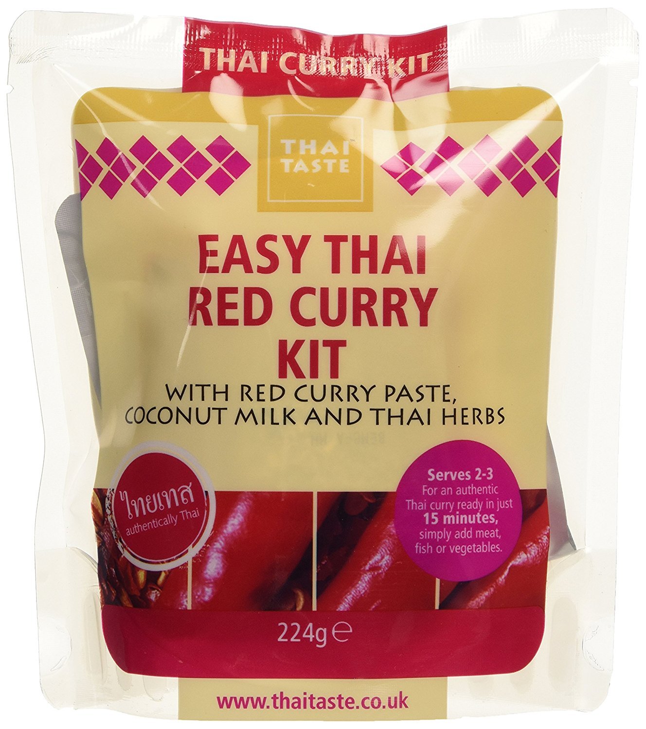 Thai Taste - Easy Thai Red Curry Kit - 224g (Case of 6)