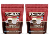 Chatfield’s All Natural Carob Powder 16-oz Pouch, Sweet and Delicious, Premium Quality, Caffeine-Free, Gluten-Free, Vegan, Kosher, Non-GMO Verified - (2 Pack)
