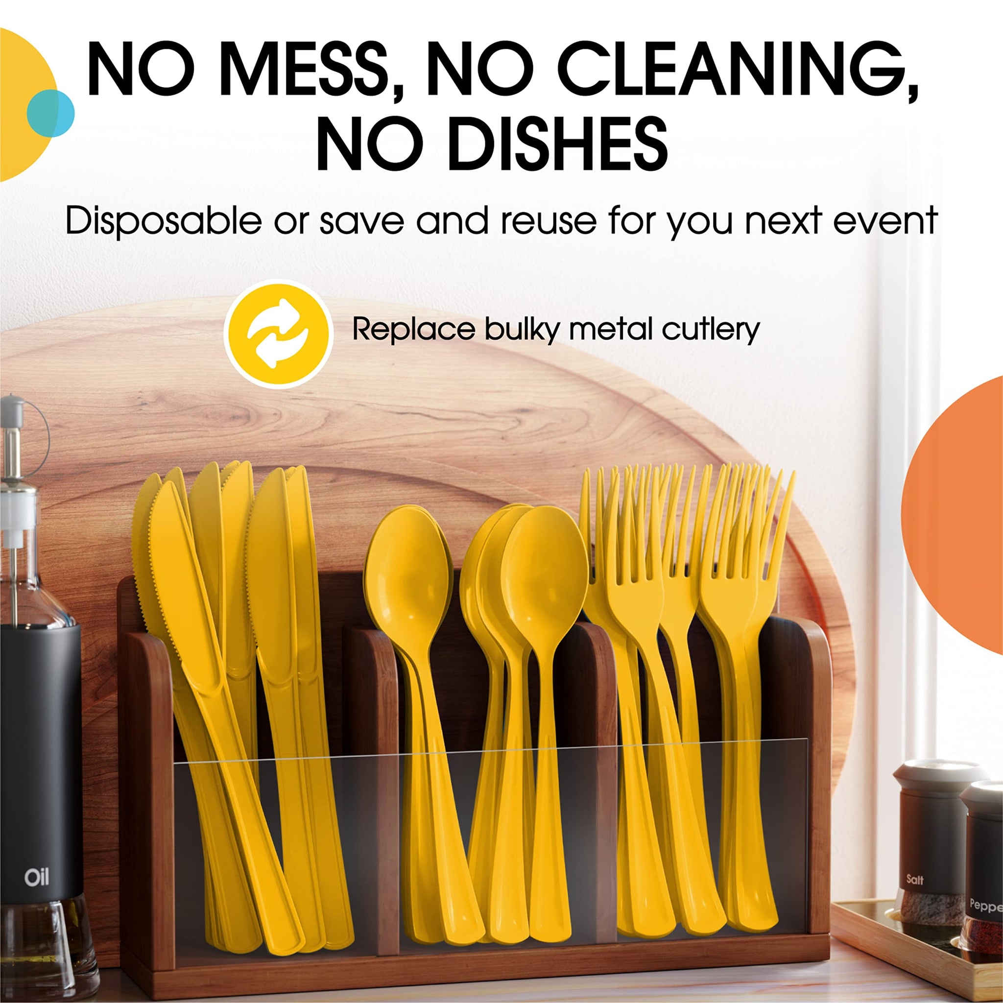 Exquisite Yellow Plastic Forks 50 Pieces Yellow Forks Disposable Utensils Heavy Duty Plastic Cutlery Set Disposable Cutlery Sets Flatware Sets