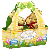 Lindt GOLD BUNNY Milk Chocolate Basket, Milk Chocolate Candy Bunny, 3.5 oz.
