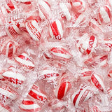 Peppermint Candy Bulk 1 lb - Red and White Mints Twists, Individually Wrapped, Natural, Gluten Free, Vegan Friendly