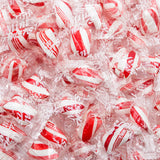 Peppermint Candy Bulk 1 lb - Red and White Mints Twists, Individually Wrapped, Natural, Gluten Free, Vegan Friendly