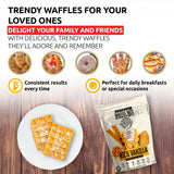 OLDSOUL Trendy Waffle & Pancake Mix | Bubble Belgian Cone | Natural Ingredients | Easy Preparation | Reach Vanilla Flavor (3 Lbs)