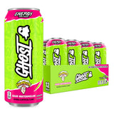 GHOST Energy Drink - 12-Pack, Warheads Sour Watermelon, 16oz - Energy & Focus & No Artificial Colors - 200mg of Natural Caffeine, L-Carnitine