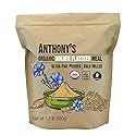 Anthony's Organic Golden Flaxseed Meal, 1.5 lb, Gluten Free, Non-GMO, Vegan, Ground Golden Flaxseed