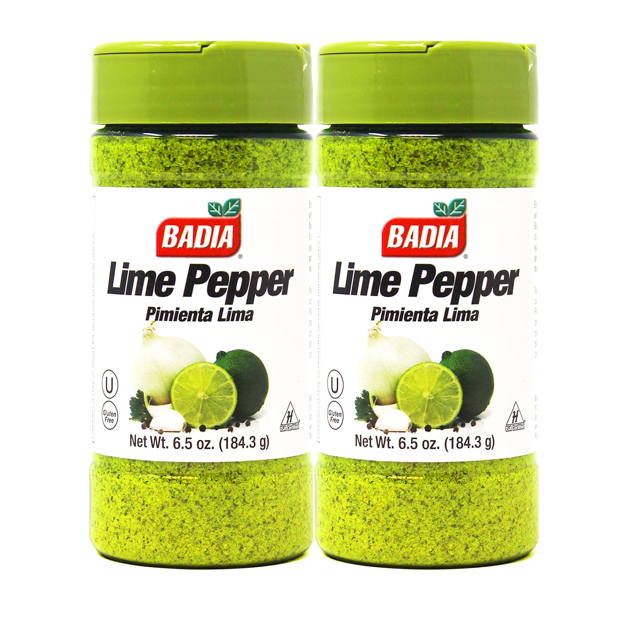 Badia Lime Pepper Seasoning, 6.5 oz - Palatize Pack of 2