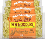 Manishewitz Gluten Free Fine Noodles 12oz (3 Pack) All Natural, Yolk Free, Low Sodium, Kosher for Passover and Year Round
