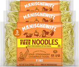 Manishewitz Gluten Free Fine Noodles 12oz (3 Pack) All Natural, Yolk Free, Low Sodium, Kosher for Passover and Year Round