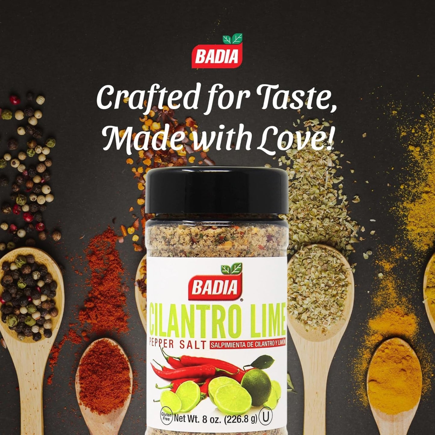 Cilantro Lime Pepper Salt, 8 Ounce