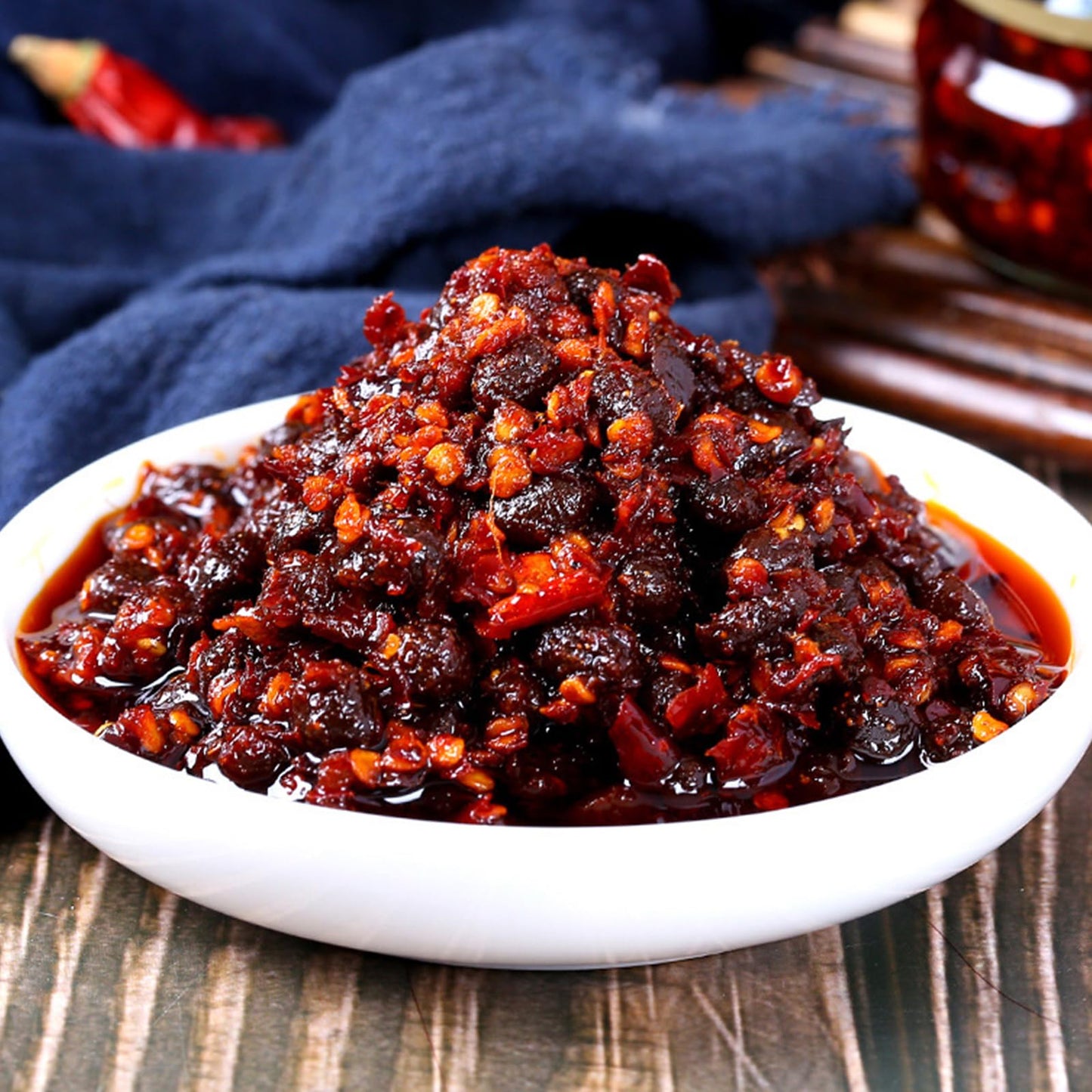 Spicy Fermented Black Bean Sauce, 9.8oz - Rich Umami Condiment for Stir-Fries, Marinades & Dipping
