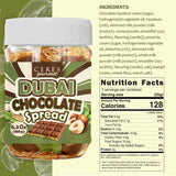 Dubai Chocolate Spread - 6.35 oz Jar with Pistachio, Kataifi & Gourmet Dubai Chocolate Filling for Pancakes, Breakfast, Snacks, and Desserts