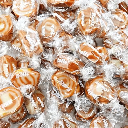 Candy Retailer Caramel Rolls Candy (1 Lb, Coconut)
