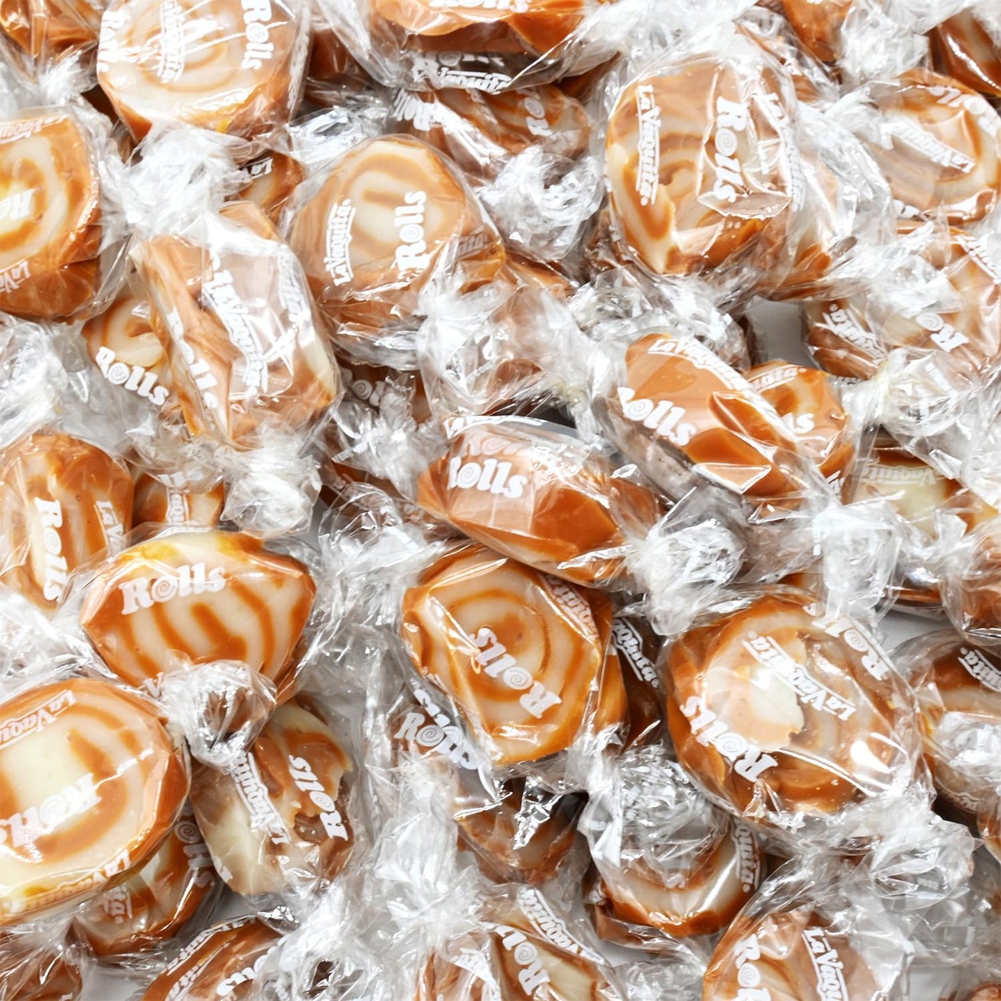 Candy Retailer Caramel Rolls Candy (1 Lb, Coconut)