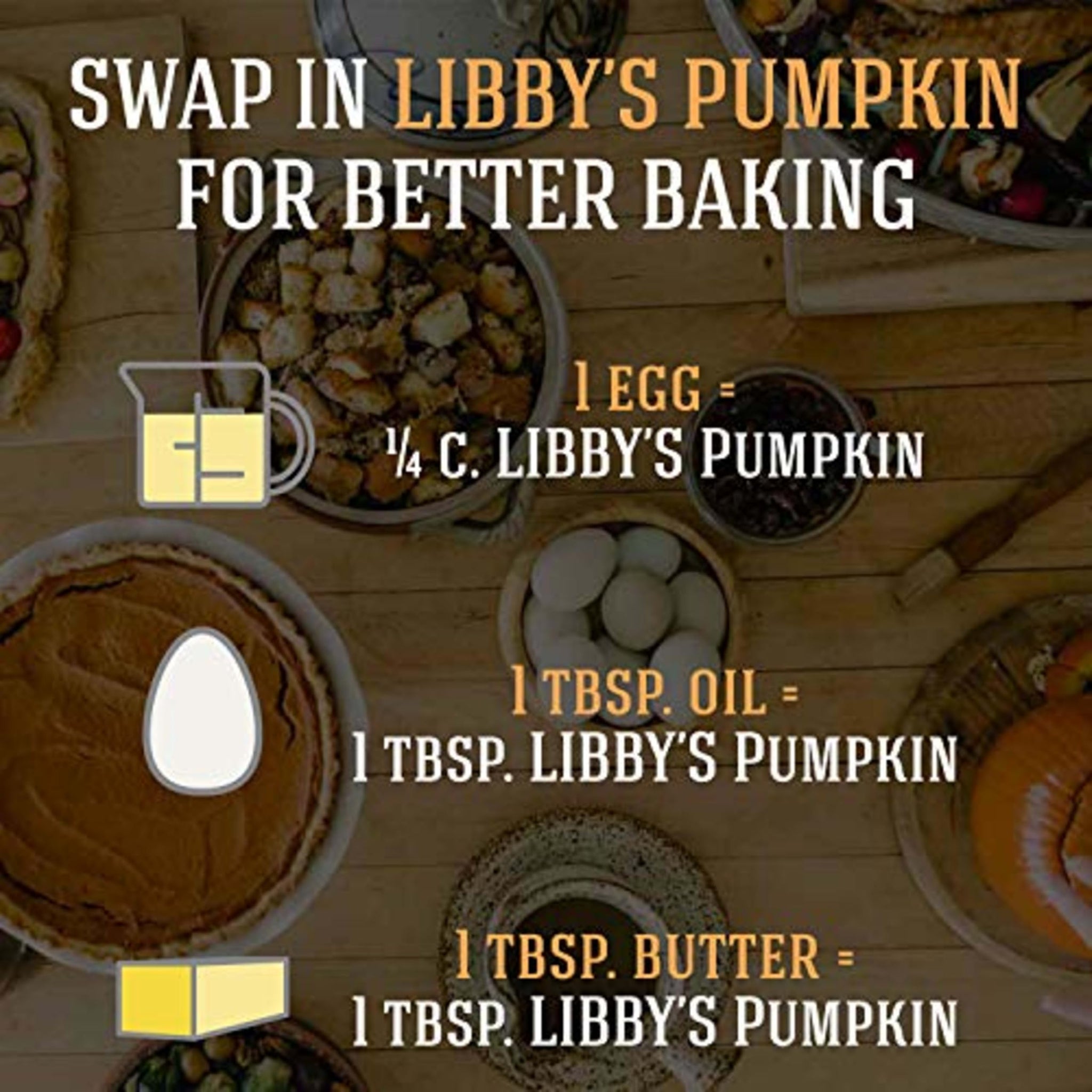 Libby's 100% Pure Pumpkin, Thanksgiving and Holiday Desserts, Pumpkin Pie Filling, Bulk, 6 lb 10 oz Can