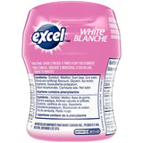 Excel White Sugar-Free Gum,Bubblemint, 60pc Bottle,6ct{Imported from Canada}