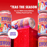 Swoon Peach Tea - Sugar Free, Low Carb, Paleo-Friendly, Gluten Free - Flavored Keto Drinks Made with Organic Black Tea & Sweetened by Monk Fruit
