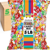 Pinata Candy - 5 Pounds 2.26 KG - Parade Candy Assortment - Individually Wrapped Mix for Party Favors - Bulk Variety Bag for Pinata Stuffers - Kids