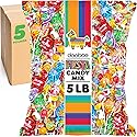 Pinata Candy - 5 Pounds 2.26 KG - Parade Candy Assortment - Individually Wrapped Mix for Party Favors - Bulk Variety Bag for Pinata Stuffers - Kids