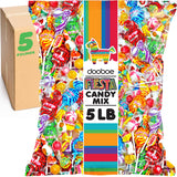Pinata Candy - 5 Pounds 2.26 KG - Parade Candy Assortment - Individually Wrapped Mix for Party Favors - Bulk Variety Bag for Pinata Stuffers - Kids