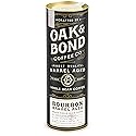 Oak & Bond Coffee Co. Bourbon Barrel Aged Coffee, Brazil Single Origin Whole Bean, Medium Roast - Chocolate, Caramel, Mandarin Orange, Sweet Bourbon