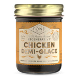 FOND Regenerative Chicken Demi Glace - Pasture-Raised Chicken Bone Broth Reduction - French Demi Glace Concentrate for Pan Sauce & Gravy