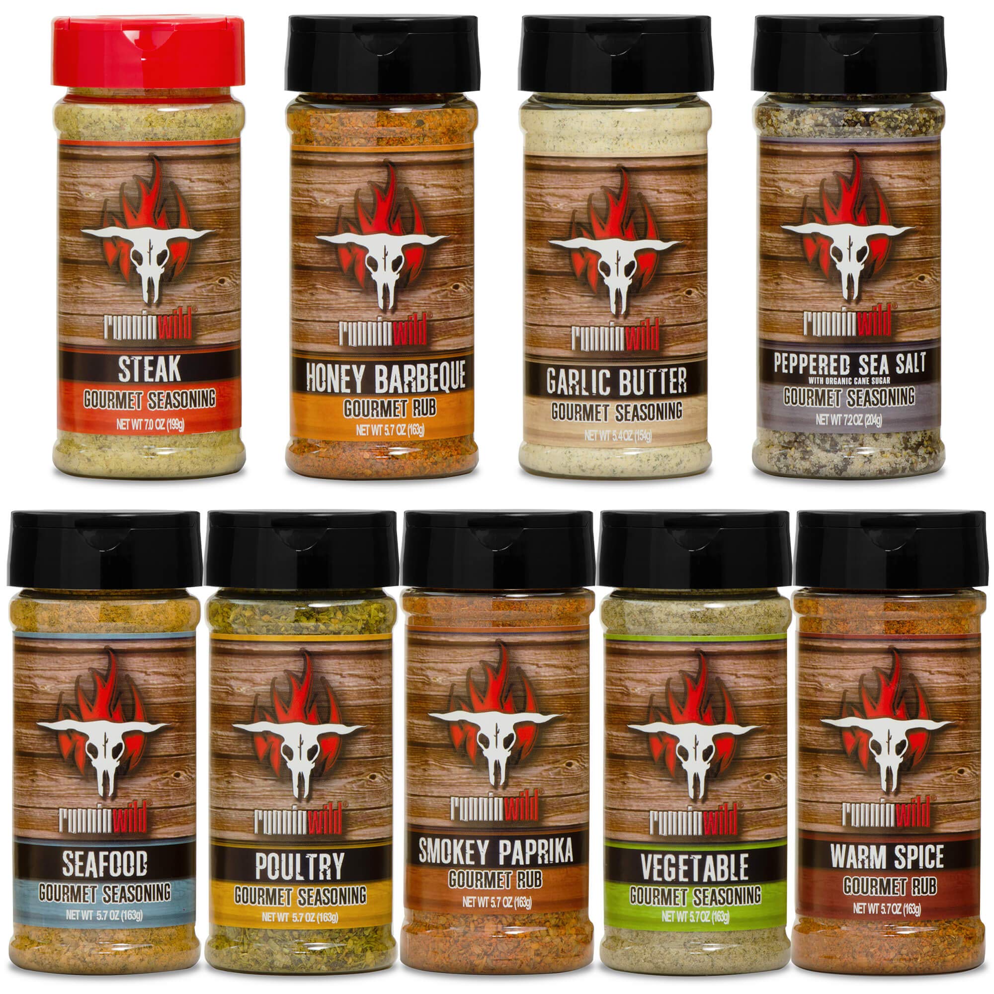 Full Classic Seasoning Kit for Every Meal | Made in the USA using Natural Flavors and No Fillers | Premium Rubs and Spices for Meats and Veggies |
