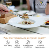 Diamante Italy White Truffle Sauce with High 15% White Truffle Content - Authentic Italian Gourmet White Truffle & Mushroom Sauce - Non GMO, Vegan