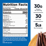 Nutricost Meal Replacement Shake Powder (Chocolate Peanut Butter) 5 LBS - 30g of Protein with Fiber, GMO-Free, Gluten-Free, 30 Servings