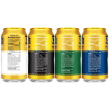 Liquid Death Iced Tea - Classic Variety, Less Sugar*, Boost of Caffeine, B Vitamins, No Artificial Sweeteners, 4 Flavors: Tea/Lemonade, Unsweet
