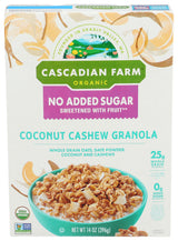 General Mills, Granola Coconut Cashew No Added Sugar, 14 Ounce