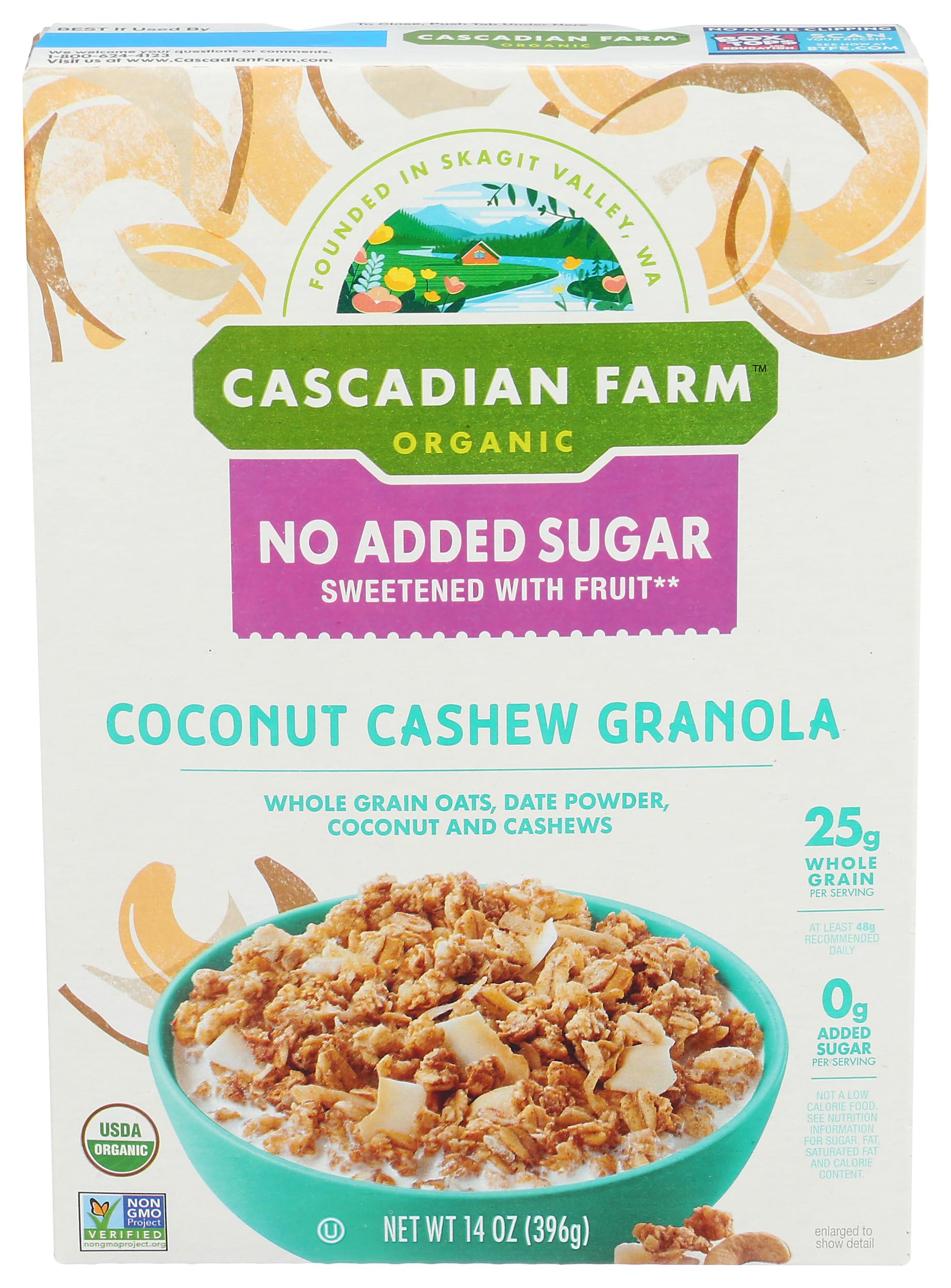 General Mills, Granola Coconut Cashew No Added Sugar, 14 Ounce