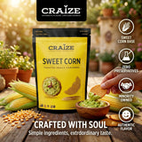 Craize Sweet Corn Crisps | Gluten Free, Vegan, Kosher, Toasted Corn Crackers | 4 oz each