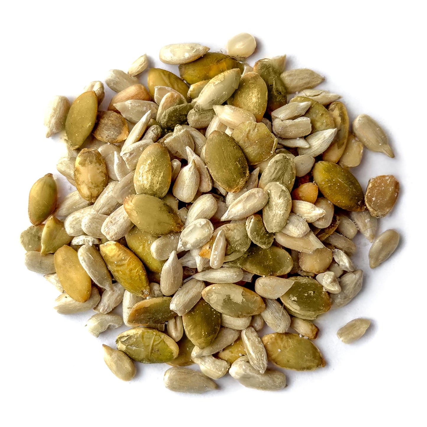 Food to Live Organic Dry Roasted Sunflower and Pumpkin Seed Mix with Himalayan Salt, 1 Pound - Oven Roasted, Lightly Salted, No Oil, Perfect