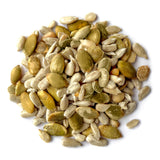 Food to Live Organic Dry Roasted Sunflower and Pumpkin Seed Mix with Himalayan Salt, 1 Pound - Oven Roasted, Lightly Salted, No Oil, Perfect
