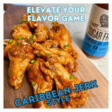 G. Hughes Smokehouse Sugar Free Wing Sauce (12 oz) - Caribbean Jerk, Mild
