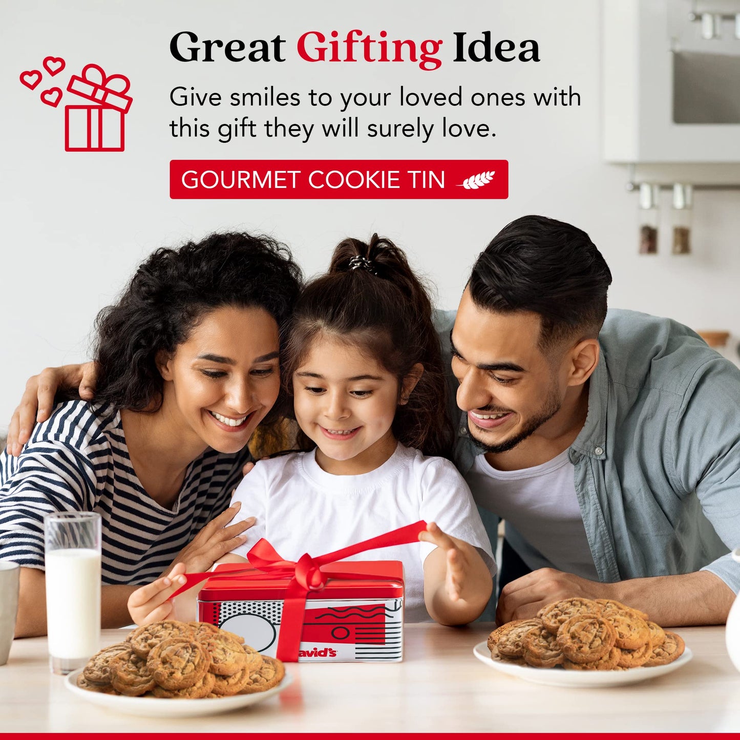 David's Cookies 2lbs Peanut Butter Fresh Baked Cookies - Delectable & Premium Ingredients - No Added Preservatives Cookie Gift Basket