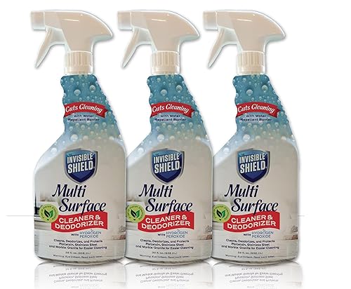 Invisible Shield Multi Surface Cleaner, Deodorizer with Hydrogen Peroxide- 32 fl. oz. (Great for ALL Surfaces) by UNELKO- Clean-X (3)