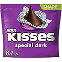 HERSHEY'S KISSES SPECIAL DARK Mildly Sweet Chocolate Candy Share Pack, 8.7 oz
