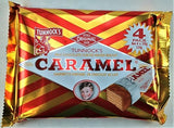 Tunnock's Milk Chocolate Caramel Wafers 4 x 26.5g - Pack of 6