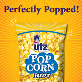 Utz Butter Popcorn - 14 Count, 2.5 oz Bags - Classic Buttery Flavor and Light Crunch - Snack Pack for Movie Nights, Lunches, and On-the-Go Snacking
