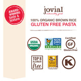 100% Organic Brown Rice Pasta; Fusilli