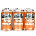 Adirondack Soda: Your Choice of Six Different Flavors- Case of Four/6 Packs 12 oz. Cans (Orange)