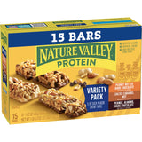 Nature Valley Protein Bars Variety Pack, Gluten Free Chewy Granola Snack Bars, 10g Protein, Peanut Butter Dark Chocolate, Salted Caramel Nut, Peanut