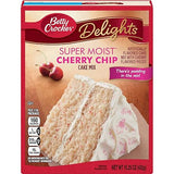 Betty Crocker Supermoist Cherry Chip Cake Mix, 15.25 Ounce -- 12 per case.