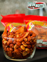 WINNUTS Mexican Snacks Variety Pack (4 Bags) | Spicy Peanuts & Tortilla Mix, A la Diabla Chips, Lemon Peanuts & Lemon Kettle Chips | Authentic Botana
