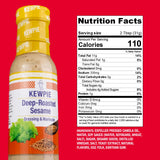 KEWPIE Deep?Roasted Sesame Dressing & Marinade, Rich Roasted Traditional Japanese-Style, Kosher Certified Condiment, Creamy, Bold Umami Flavor
